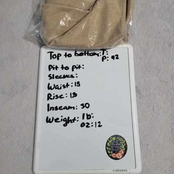 Pendleton Womens Wool Pants Beige Size 14 Academia Office Buisness Grandpa - Picture 5 of 5